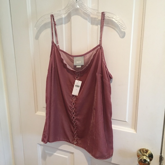 Anthropologie MAEVE Velvet Tank L - Picture 5 of 9